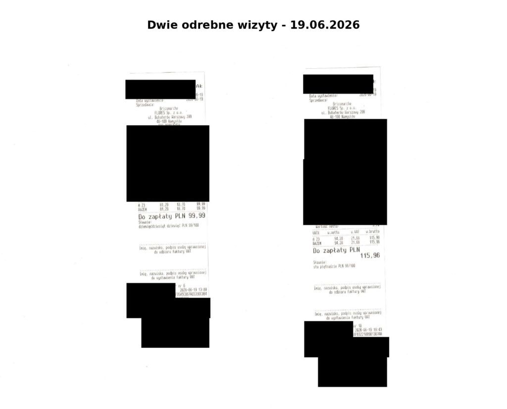 Parkdepot w namysłowie dwie wizyty w bricomarche a system naliczył prawie 7 godzin postoju